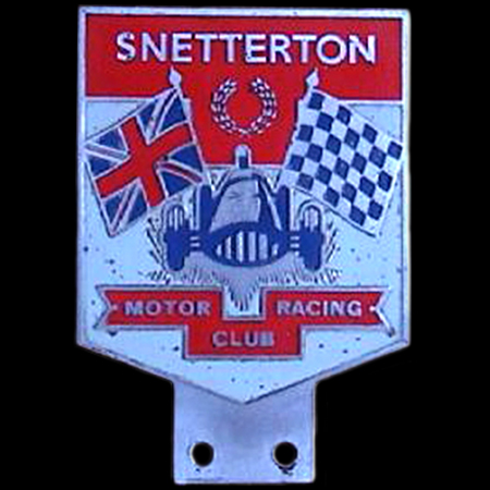 Snetterton Motor Racing Club Car Badge