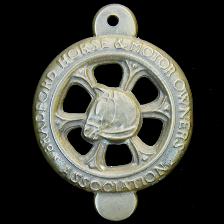 Bradford Horse & Motor Owners Association # 59 Car Badge
