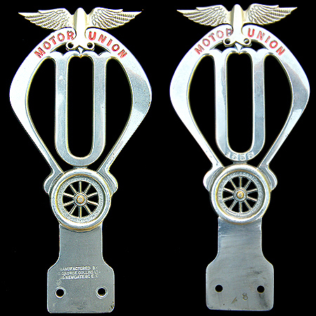 Motor Union Car Badge