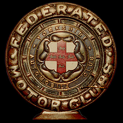 Federated Motor Clubs. Yorkshire Automobile Club Car Badge