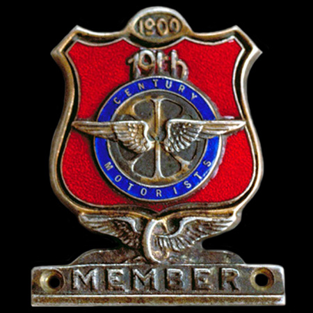 19th Century Motorists "Member" Car Badge