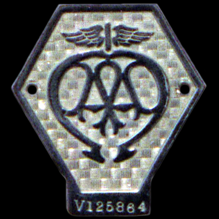 AA Industrial Vehicle Badge Type 10 Lorry & van badge