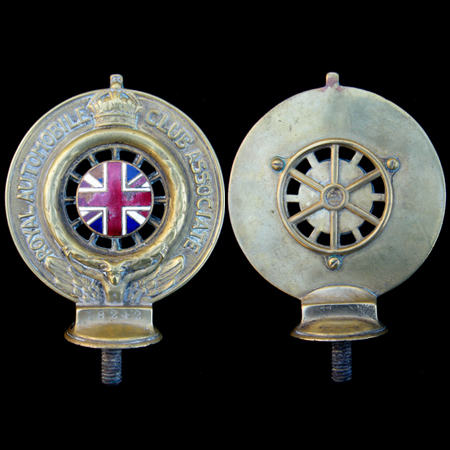 Royal Automobile Club Associate Car Badge c1914 - c 1930  