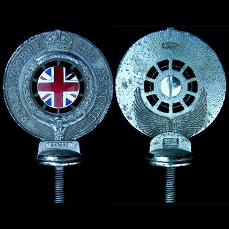 Royal Automobile Club Associate Car Badge c1930 - 1936  