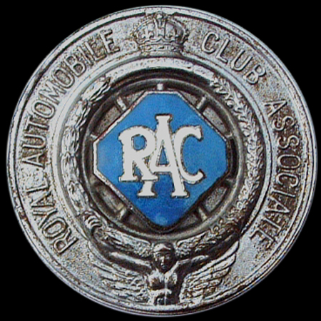 Royal Automobile Club Associate Car Badge 1936 - 1945 