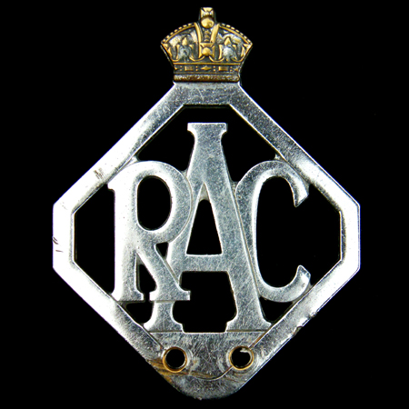 RAC Associate Badges 1946-53 Type 1 Car badge