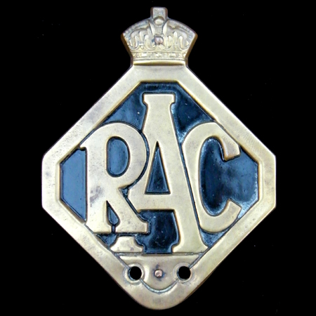 RAC Associate Badges 1946-53 Type 6 Car badge