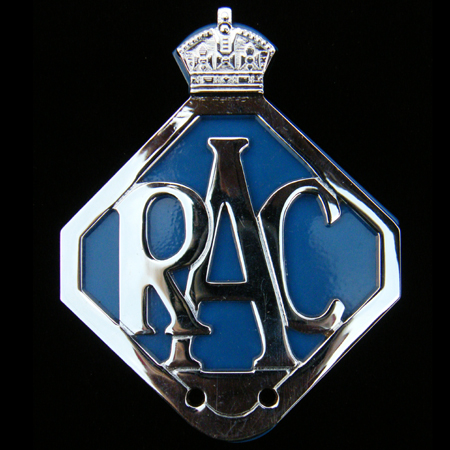 RAC Associate Badges 1946-53 Car Badge