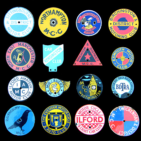 Display # 3 of Vitreous Enamel Car Badges