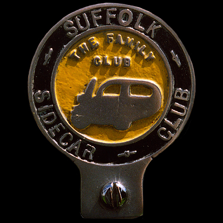 Suffolk Sidecar Club Car Badge