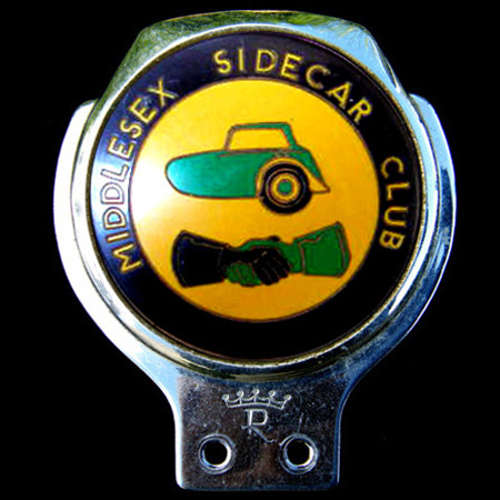 Middlesex Sidecar Club Car Badge