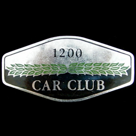 1200 Car Club Car Badge
