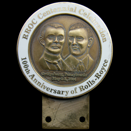 Rolls Royce Owners Celebration Car Badge