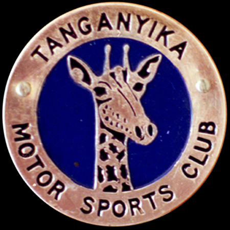 Tanganyika Motor Sports Club Car Badge