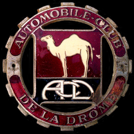Automobile Club de la Drome Car Badge