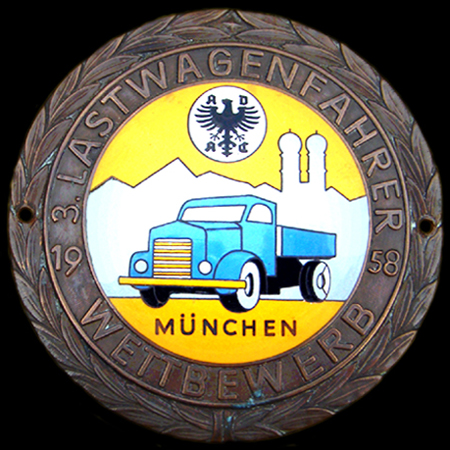 Lastwagenfahrt Wettbewerb 1958