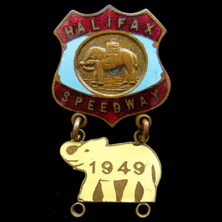 Halifax Speedway Lapel Badge