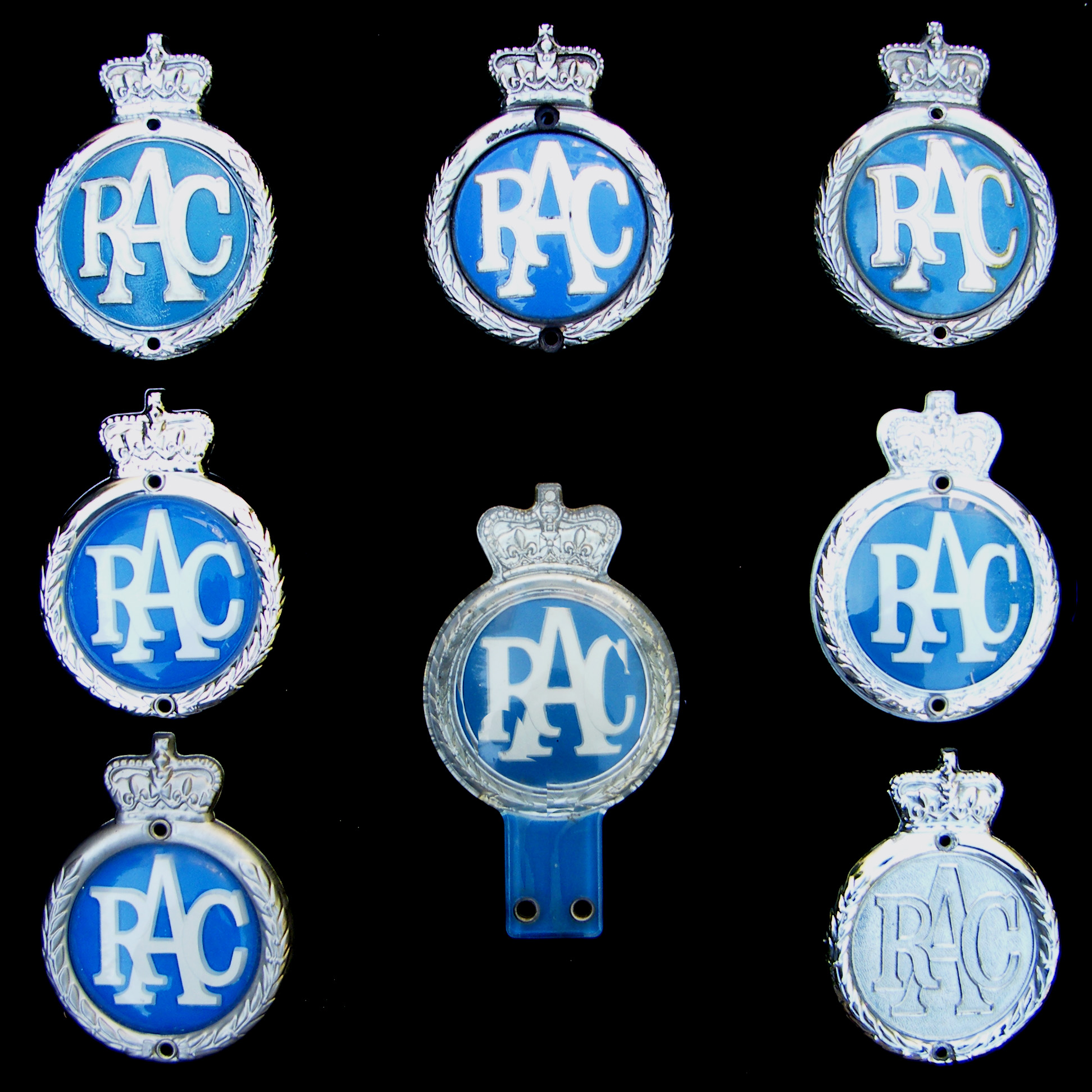 RAC Associate Badges 1954-73 Elizabethan Car Badge