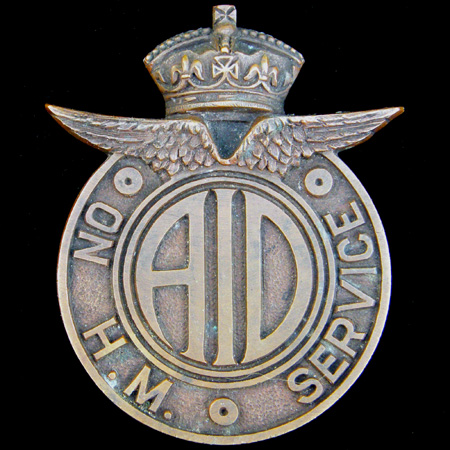 On His Majesty's Service Badge