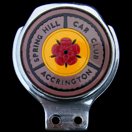 Accrington (Spring Hill) Car Club Car Badge