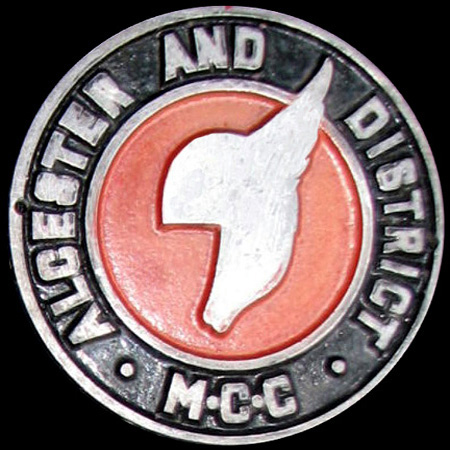 Alcester and District Motor Cycle Club Car Badge