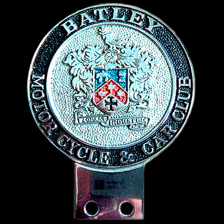Batley Motor & Cycle and Car Club Car Badge
