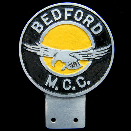 Bedford Motor Cycle Club Car Badge