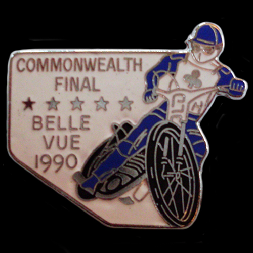  Commonwealth Final Speedway lapel badge