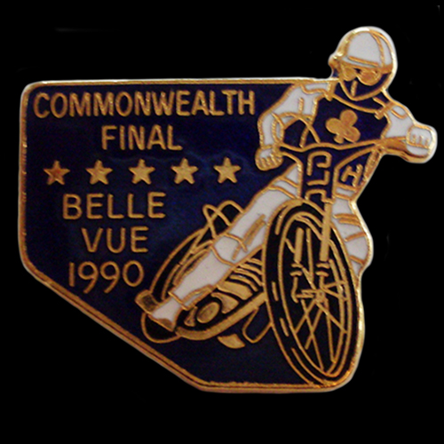  Commonwealth Final Speedway lapel badge