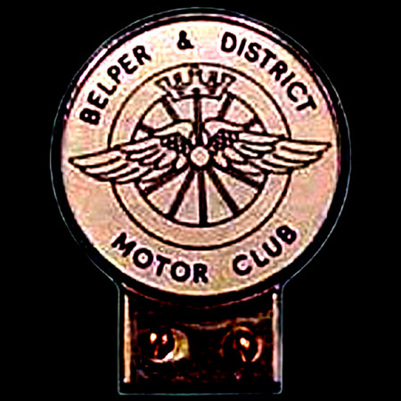 Belper & District Motor Club Car Badge