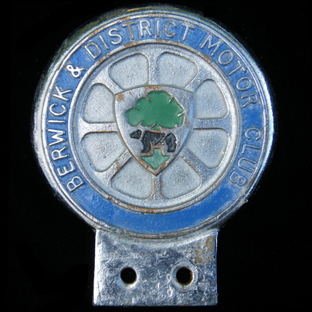 Berwick & District Motor Club Car Badge