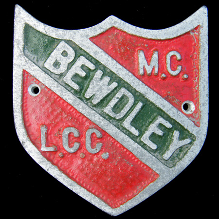 Bewdley Motor Cycle & Light Car Club Car Badge