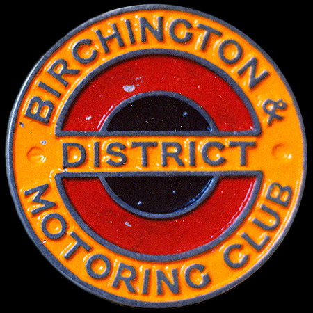 Birchington & District Motoring Club Car Badge
