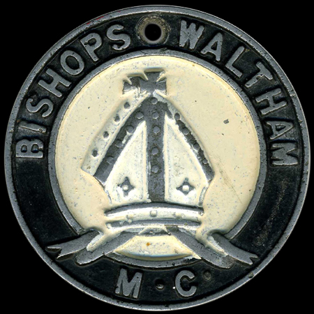 Bishops Waltham Motor Club Car Badge 1