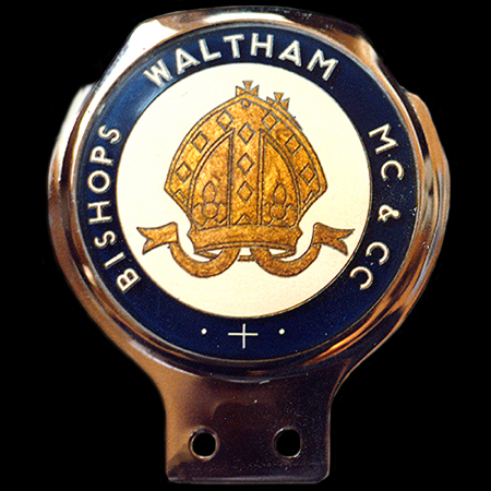 Bishops Waltham Motor Cycle & Car Club Car Badge