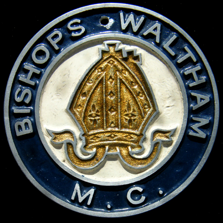 Bishops Waltham Motor Club Car Badge 