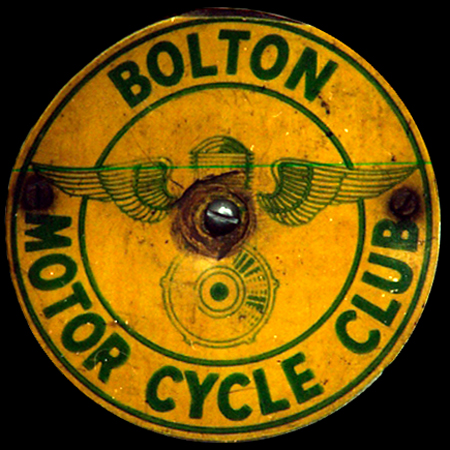 Bolton Motor Cycle Club Car Badge