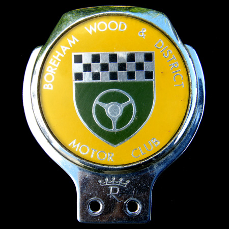 Boreham Wood & District Motor Club Car Badge
