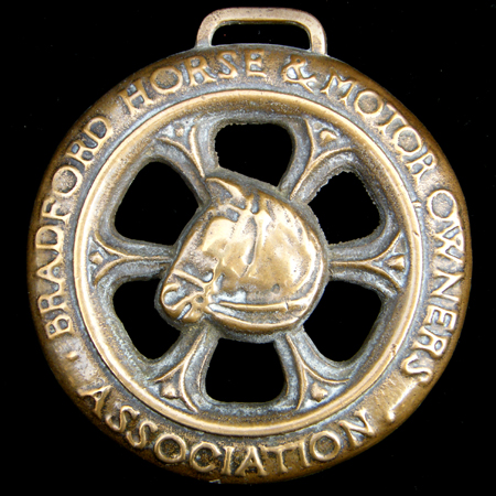 Bradford Horse & Motor Owners Association # 4 Car Badge