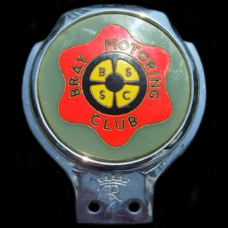 Bray Motoring Club Car Badge