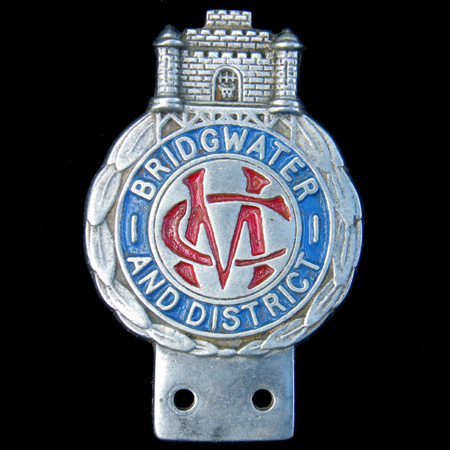 Bridgwater and District Motor Club Car Badge