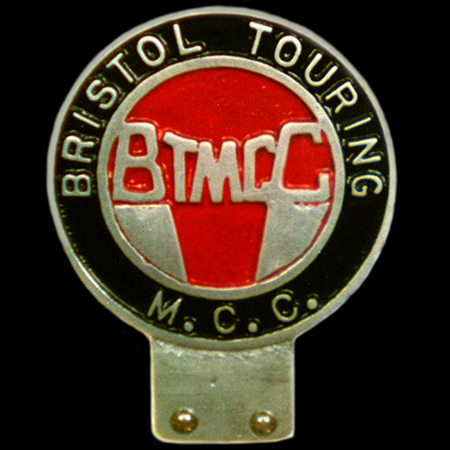 Bristol Touring Motor Cycle Club Car Badge