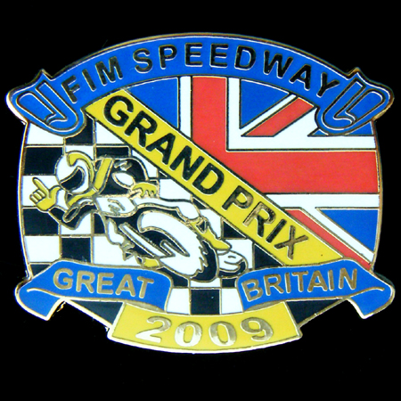 British Speedway Grand Prix Pin Badge