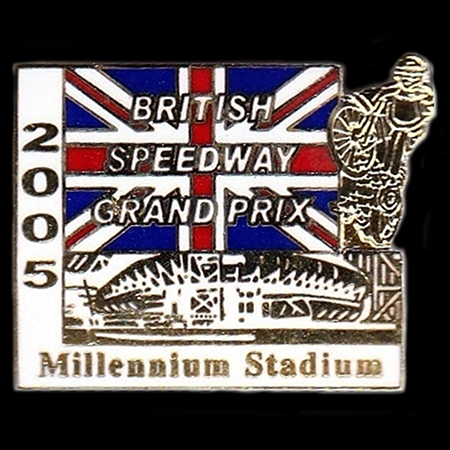 British Speedway Grand Prix Pin Badge