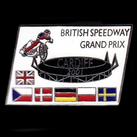 British Speedway Grand Prix Pin Badge
