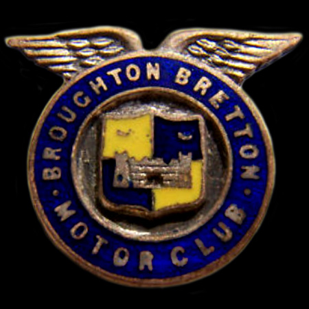 Broughton Bretton Motor Club Car Badge