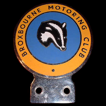 Broxbourne Motoring Club Car Badge