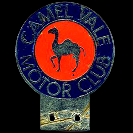 Camel Vale Motor Club Car Badge 1
