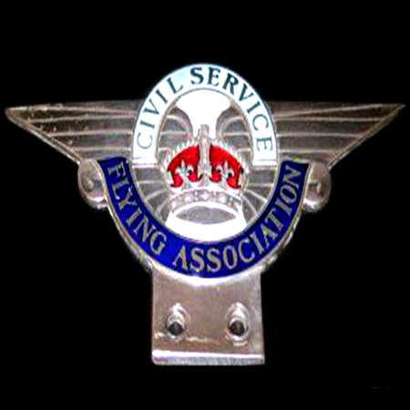 Civil Service Flying Association Car Badge