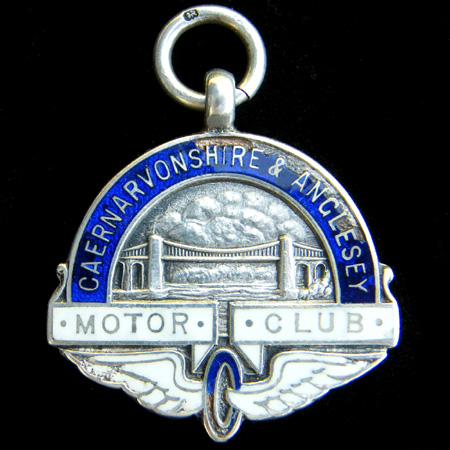 Caernarvonshire & Anglesey Motor Club Medallion